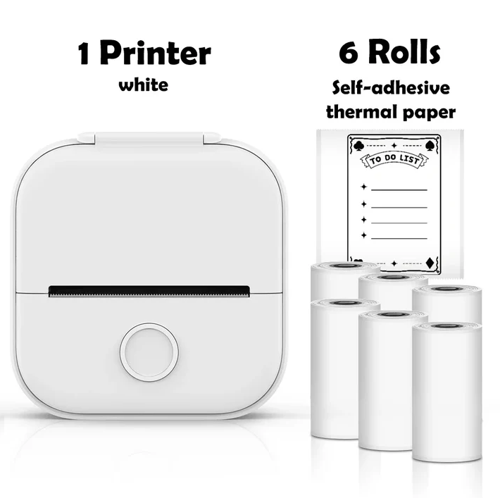 Portable Mini Thermal Label Printer